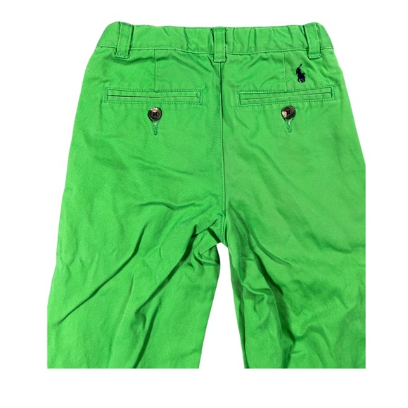 Polo Ralph Lauren Boys Green Chino Pants Straight Leg Size 5 - Picture 5 of 8